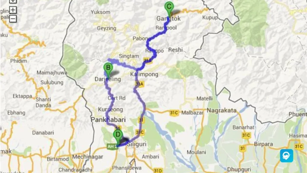 Ideal Routes for a Delhi to Sikkim Road Trip