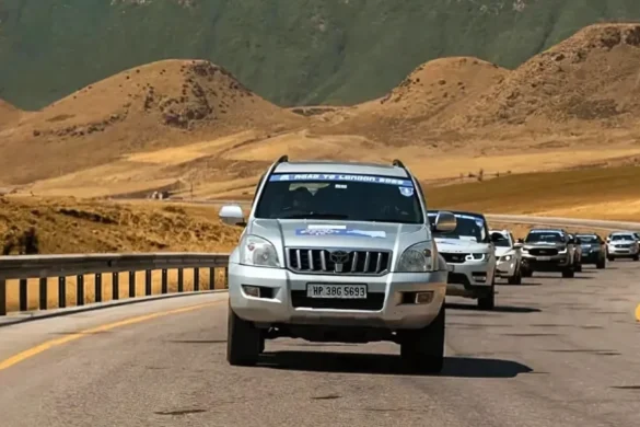 India to London by Road:
