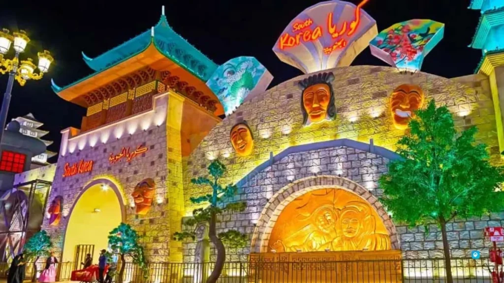 Decorations around Global Village