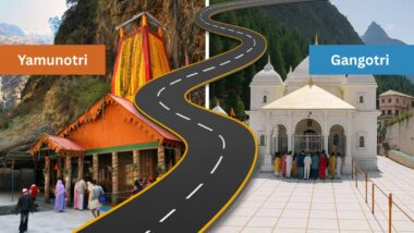 Yamunotri to Gangotri Distance by Road