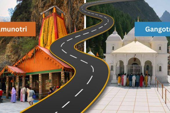 Yamunotri to Gangotri Distance by Road