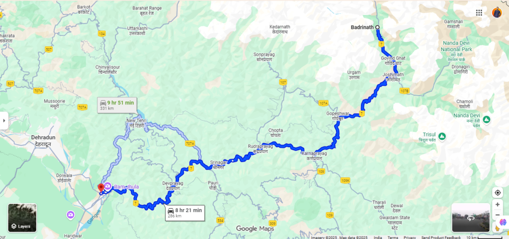 Rishikesh to Badrinath