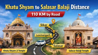 Khatu Shyam to Salasar Balaji Distance
