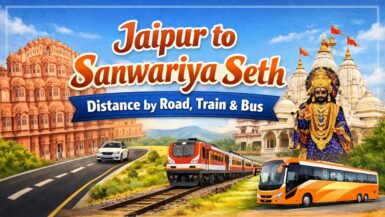 jaipur-to-sanwariya-seth-distance